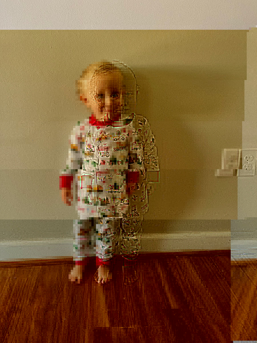 Christmas Construction Pajamas- Little Boy Custom Holiday Pajamas