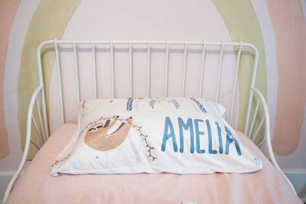 personalized minky pillowcase for toddler